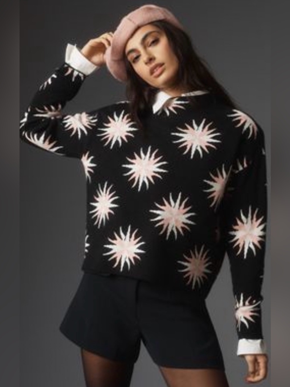 Maeve Carys Mock Neck Jumper